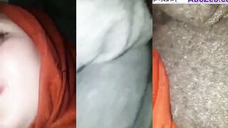 بيقلع مراته المحجبه الطرحه وهدومها عشان يجهز نفسه لكسها