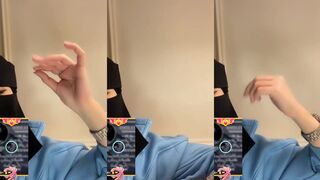 كول جنسي مع المنقبة الهائجة