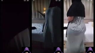 العباية البيتي تخلي هز الطيز كرباج و تولع زب العفريت