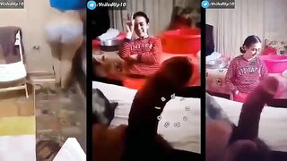 ديوث يصور اهل بيته بدون حياء ويتمكن من جعل اخته خاضعه لزبه